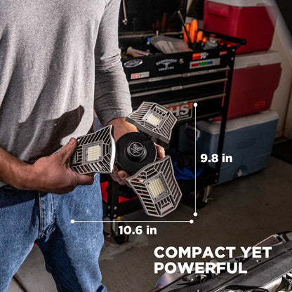 Three Led Garage Light-Led Adjustable Light-Basement Led Light Easy Installation