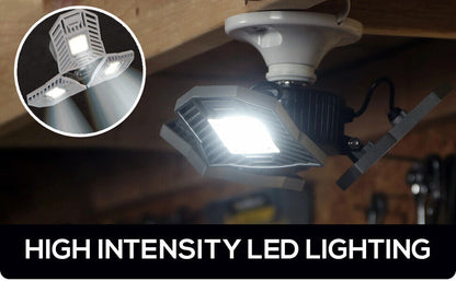 Three Led Garage Light-Led Adjustable Light-Basement Led Light Easy Installation