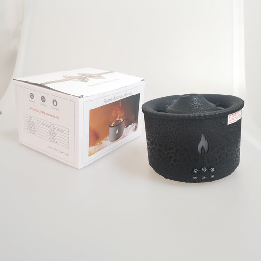 Wholesale Jellyfish Fire Volcano Humidifier Air Diffuser Wholesale Portable Flame Oil Essential Aroma Mini Volcanic Diffuser