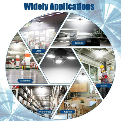 Three Led Garage Light-Led Adjustable Light-Basement Led Light Easy Installation